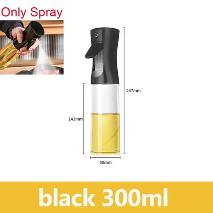 2 in 1 200/300/500ml Oil Spray for Kitchen Spray Oil Bottle Oil Washer