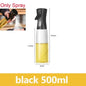 2 in 1 200/300/500ml Oil Spray for Kitchen Spray Oil Bottle Oil Washer