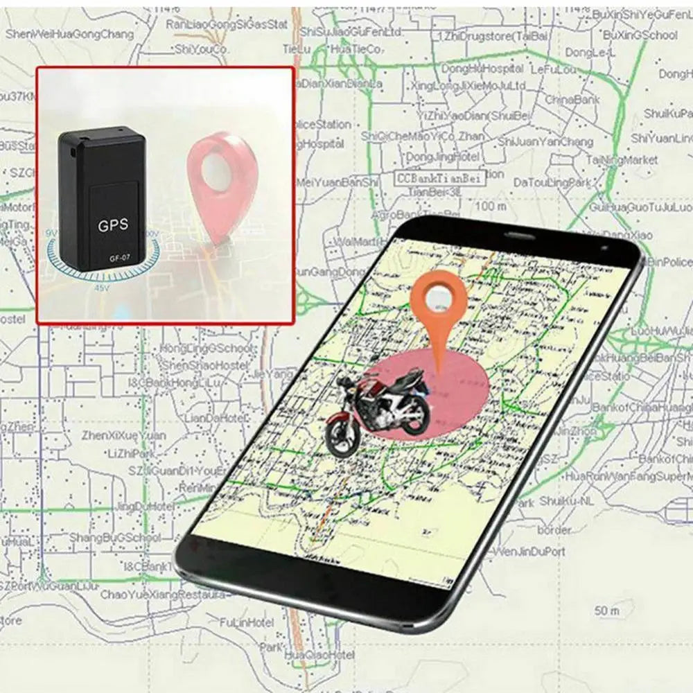 GF-07 Magnetic Mini GPS Locator Tracker GSM GPRS Real Time Tracking Device Portable Anti-Lost Recording Tracking Device