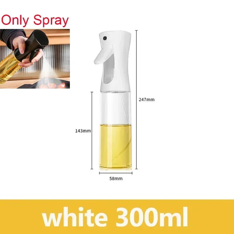 2 in 1 200/300/500ml Oil Spray for Kitchen Spray Oil Bottle Oil Washer