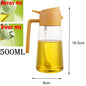 2 in 1 200/300/500ml Oil Spray for Kitchen Spray Oil Bottle Oil Washer