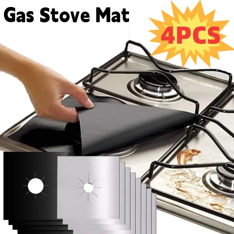 New Gas Stove Protectors Reusable Burner Covers Kitchen Gas Stove