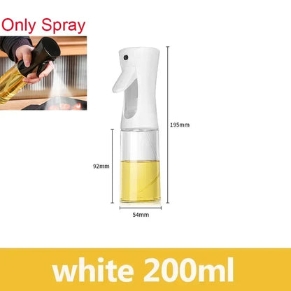 2 in 1 200/300/500ml Oil Spray for Kitchen Spray Oil Bottle Oil Washer